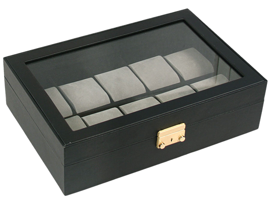 10-Piece Black Leather watch box (Copy)