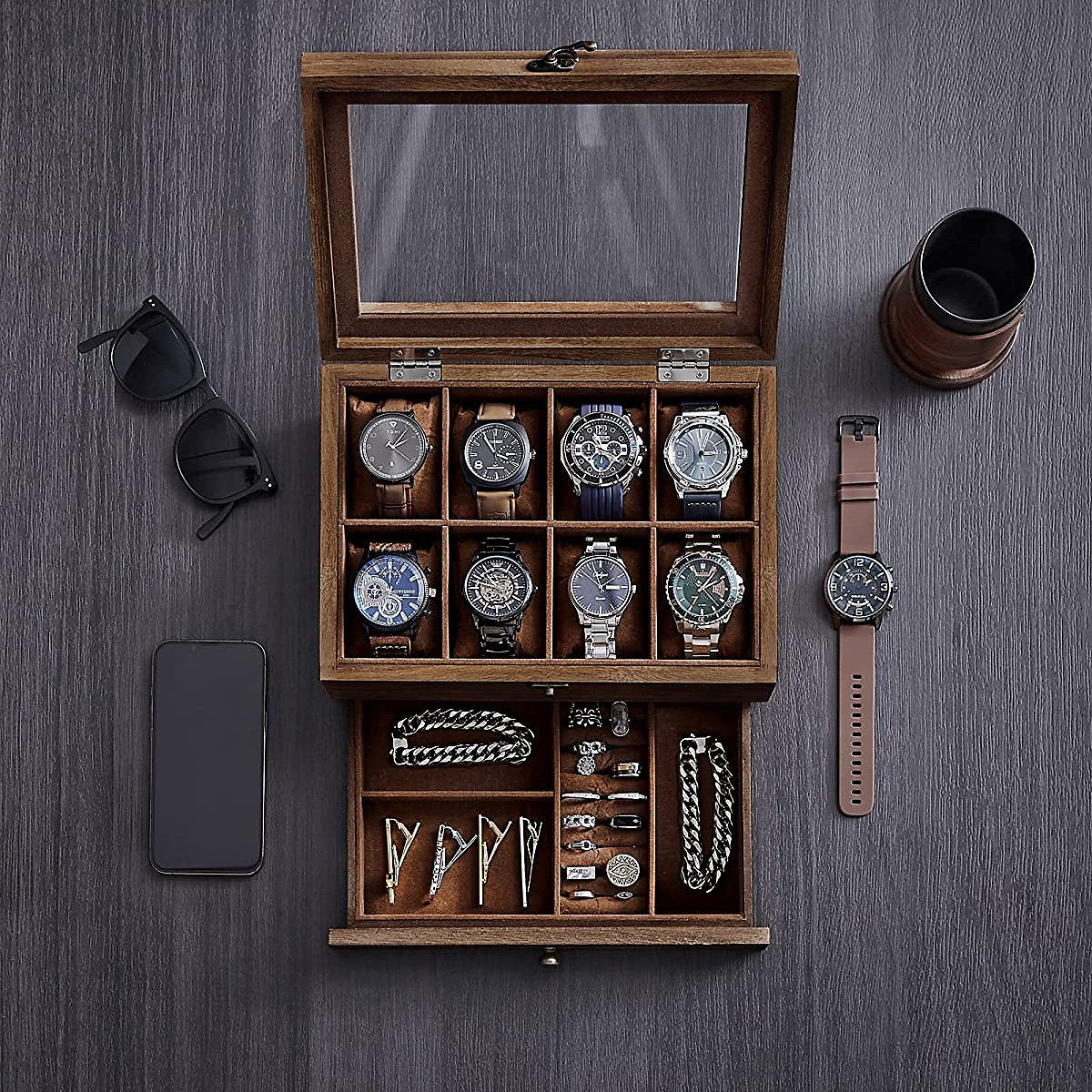 Wood Watch Boxes