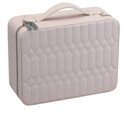 Volta Nude Leather Watch Box & Jewelry Storage Box